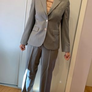 Vintage Brooks Brothers light gray pant suit 4